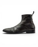  |SIZE 44| KOIL BY VISARUNO R6014 ITALIAN PATINA SIDE-ZIP ANKLE BOOT Z44-8488 
