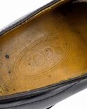  |SIZE 38.5| TOD'S DARK BROWN PLAIN-TOE DERBY SHOES AY38.5-8572 
