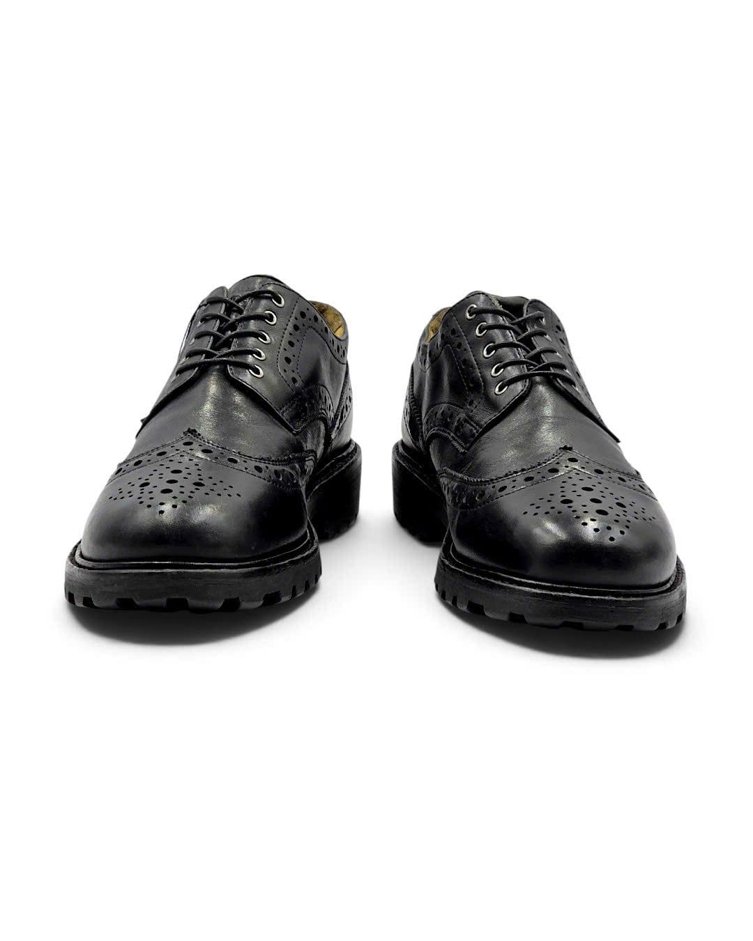 |SIZE 43.5| HUNTER CAIRN WINGTIP BROGUE DERBY SHOES AG43.5-5994 