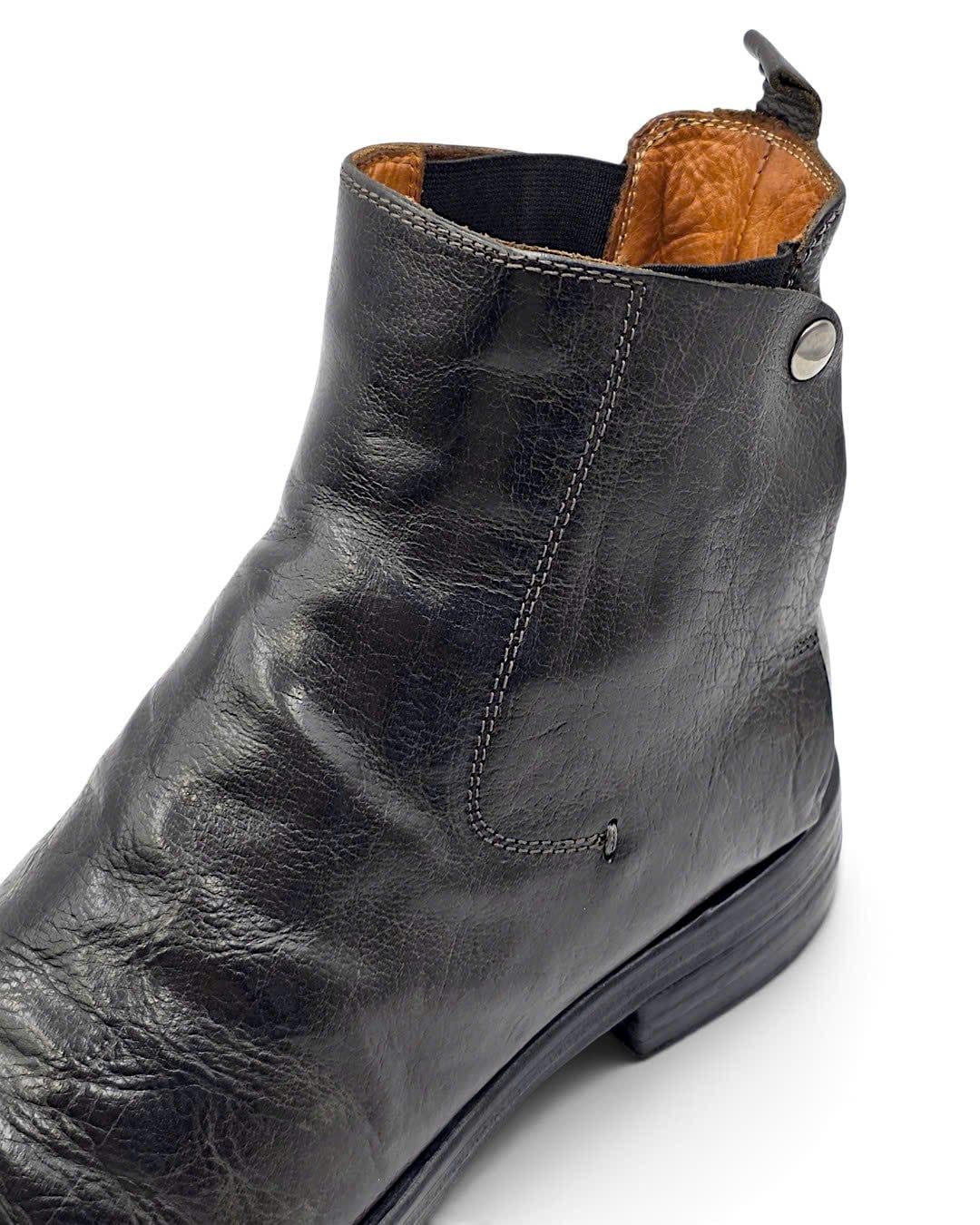  |SIZE 42| ELIA MAURIZI B114 BLACK ANKLE BOOT Z42-8543 