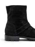  |SIZE 41| FIORENTINI + BAKER BLACK SUEDE BIKER BOOT Z41-8373 