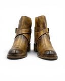  |SIZE 40| MOMINO DISTRESSED BUCKLE STRAPS ANKLE BOOT Z40-8493 