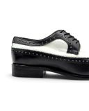  |SIZE 40| LEATHER CLASSICS SPECTATOR LONGWING BROGUE BLUCHER SHOES AY40-8584 