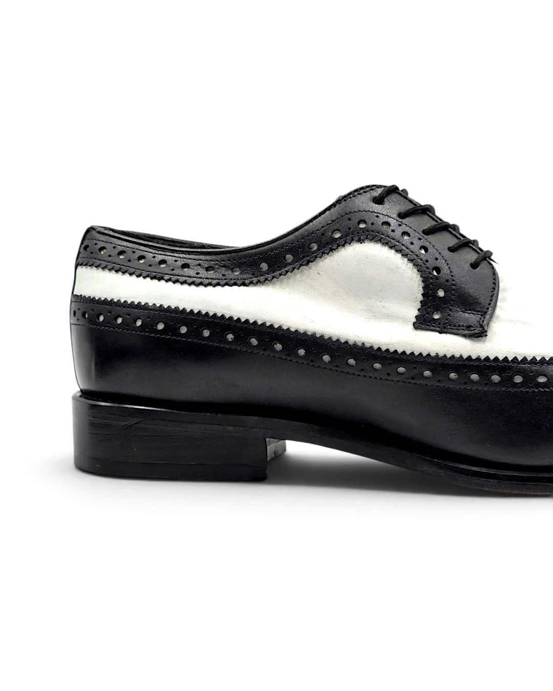  |SIZE 40| LEATHER CLASSICS SPECTATOR LONGWING BROGUE BLUCHER SHOES AY40-8584 