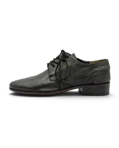  |SIZE 39| GIORGIO BRATO GREY VEGTAN LACE-UP SHOES Z39-8612 