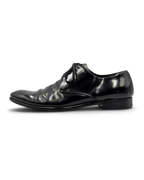  |SIZE 40| DOLCE & GABBANA 5753 BLACK DERBY SHOES Z40-8610 
