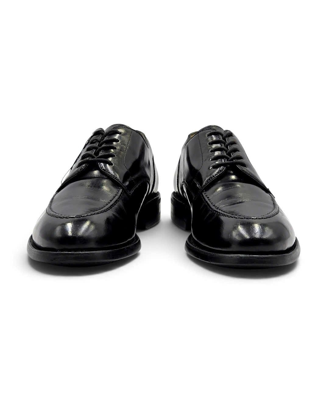  |SIZE 40| BERWICK 1707 4168 BLACK APRON DERBY SHOES AW40-8566 