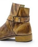 |SIZE 40| MOMINO DISTRESSED BUCKLE STRAPS ANKLE BOOT Z40-8493 