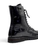  |SIZE 39| RIGTER BLACK ANKLE LACE-UP BOOT Z39-8519 