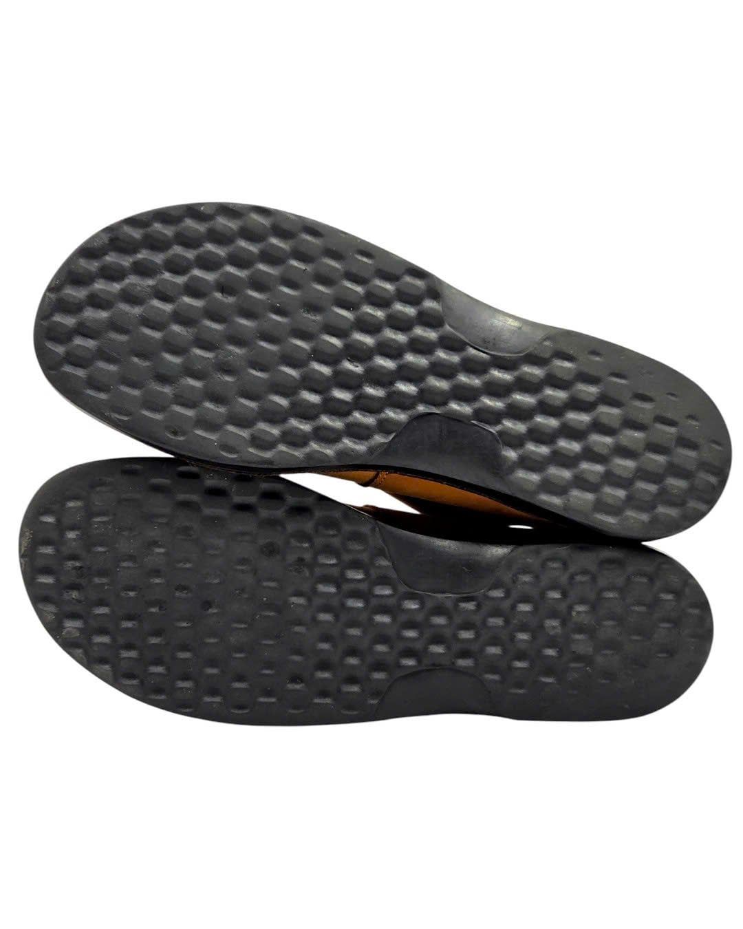  |SIZE 39| LOINT'S OF HOLLAND VINTAGE NUBUCK SINGLE STRAP SHOES Z39-8579 