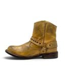  |SIZE 38| BED|STÜ EXETER DISTRESSED TAN STUDS HARNESS BOOT Z38-8578 