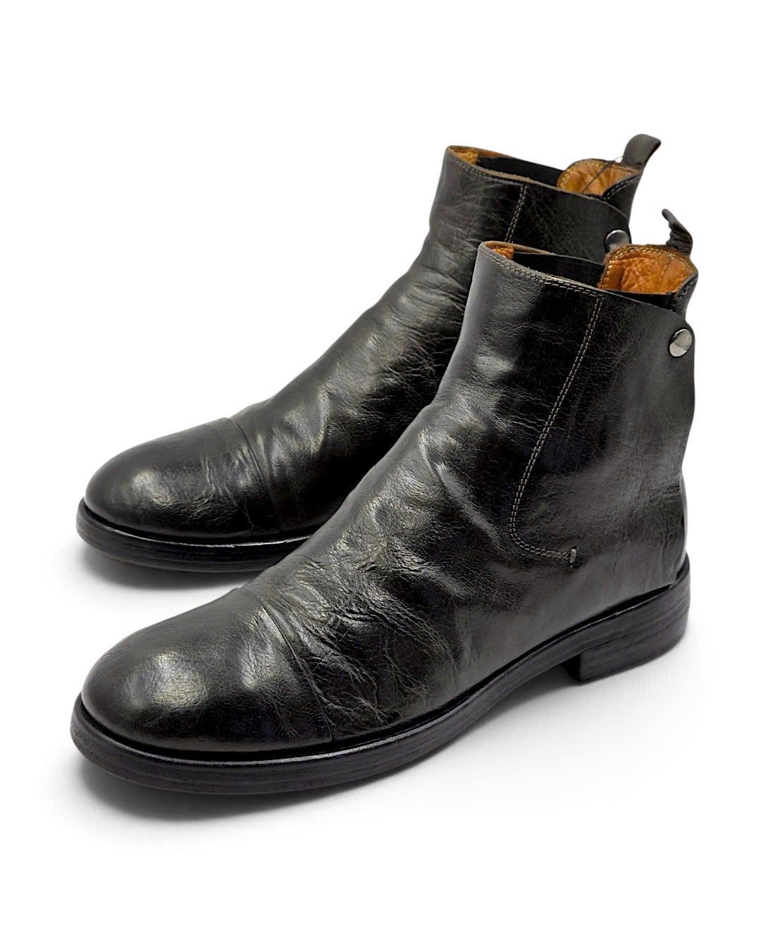  |SIZE 42| ELIA MAURIZI B114 BLACK ANKLE BOOT Z42-8543 