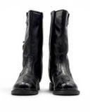  |SIZE 39| MATTERHORN BLACK SIDE-ZIP MOTORCYCLE BIKER BOOT Z39-8227 