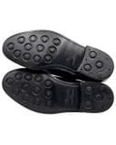  |SIZE 40| BERWICK 1707 4168 BLACK APRON DERBY SHOES AW40-8566 