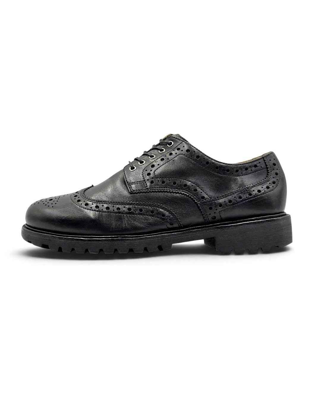  |SIZE 43.5| HUNTER CAIRN WINGTIP BROGUE DERBY SHOES AG43.5-5994 