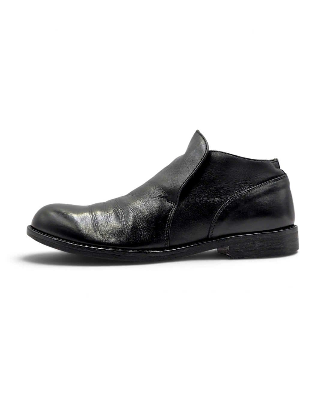 |SIZE 39| PADRONE PU7358-1244-20A BLACK INSTEP GORE SHORT BOOTS Z39-8714 