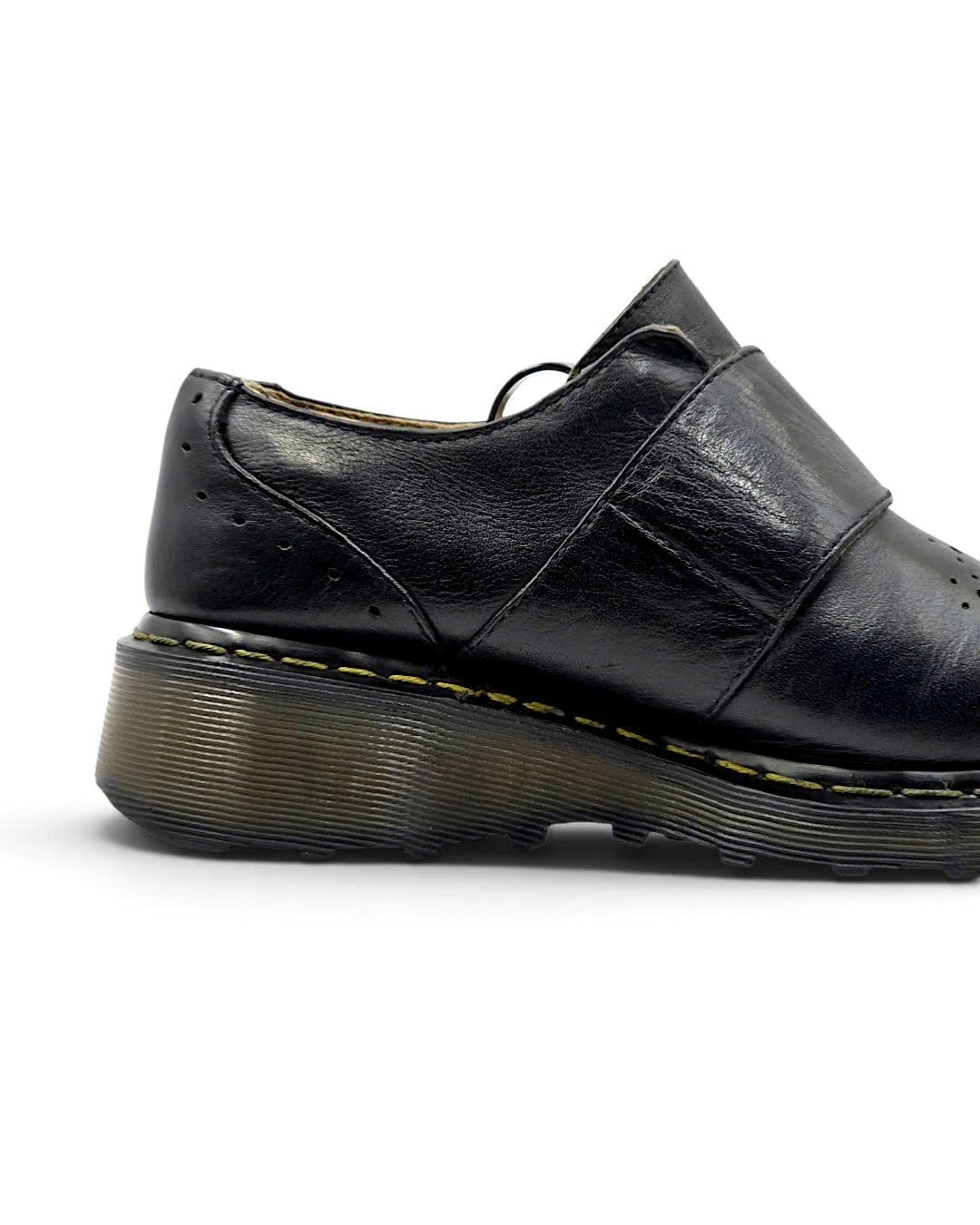  |SIZE 37| DR. MARTENS VINTAGE 3B62 BLACK SINGLE STRAP SHOES Z37-8581 