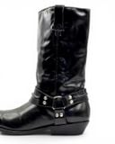  |SIZE 45| BUFFALO VINTAGE 4241 BLACK HARNESS BOOT Z45-8510 