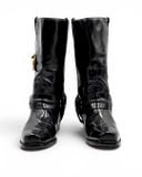  |SIZE 45| BUFFALO VINTAGE 4241 BLACK HARNESS BOOT Z45-8510 