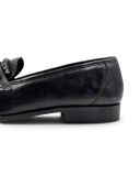  |SIZE 39| GIORGIO BRUTINI 824-6054 BLACK KILTIE APRON TASSEL LOAFER AY39-8596 