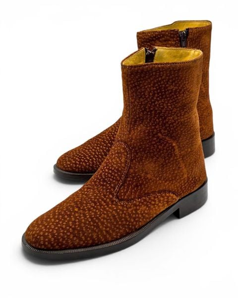  |SIZE 40| CARPINCHO SIDE-ZIP ANKLE BOOT Z40-8487 