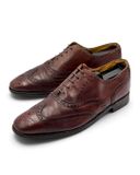  |SIZE 39| BURBERRYS X RUSSEL BROMLEY VINTAGE 80S ASCOT WINGTIP BROGUE OXFORD SHOES AY39-8588 