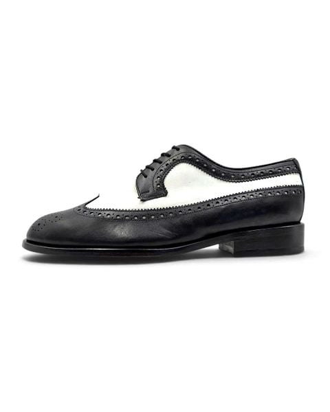  |SIZE 40| LEATHER CLASSICS SPECTATOR LONGWING BROGUE BLUCHER SHOES AY40-8584 
