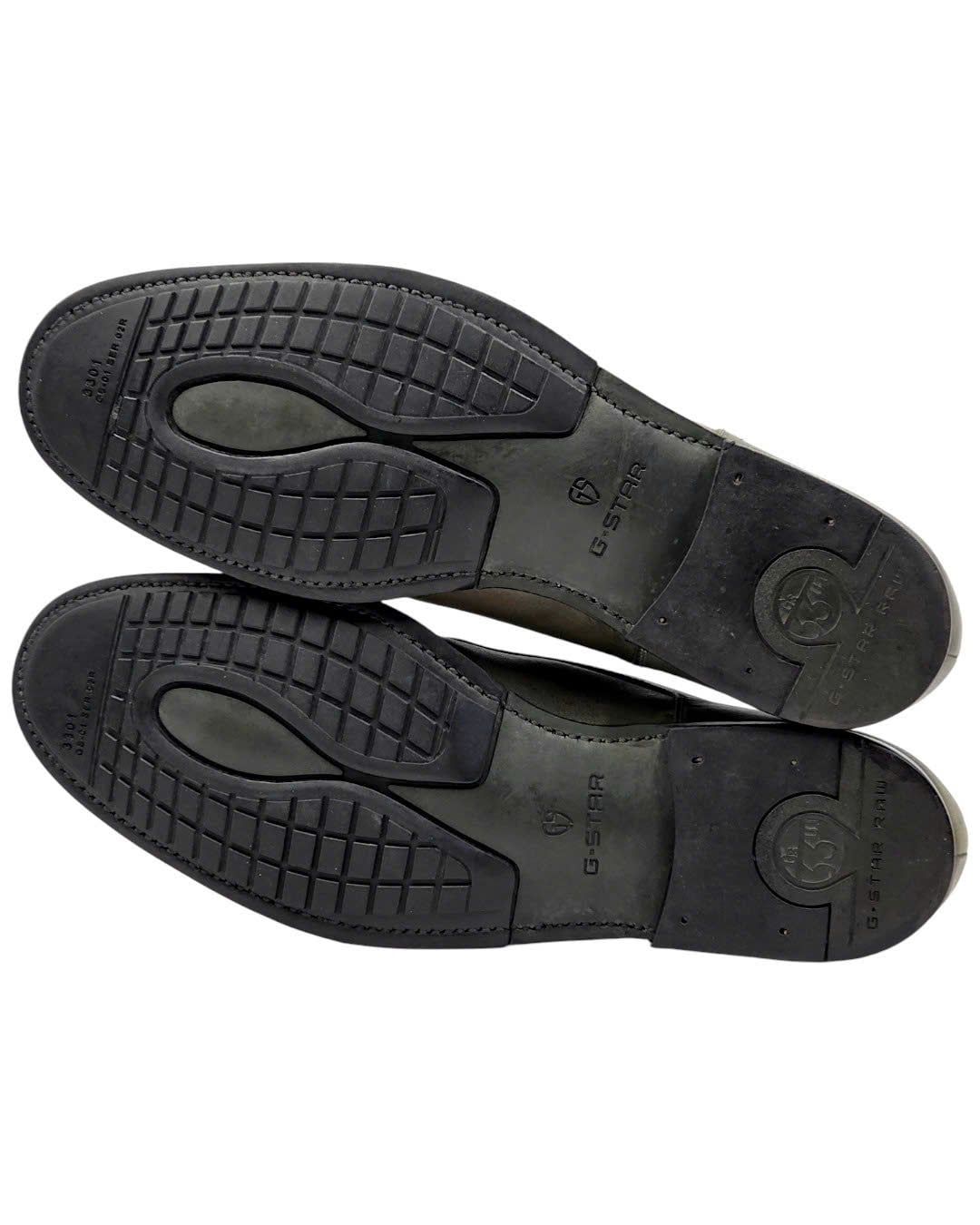  |SIZE 41| G-STAR RAW GS12300/066 DISTRESSED OLIVE TYPOGRAPHY CAP-TOE DERBY SHOES Z41-8573 