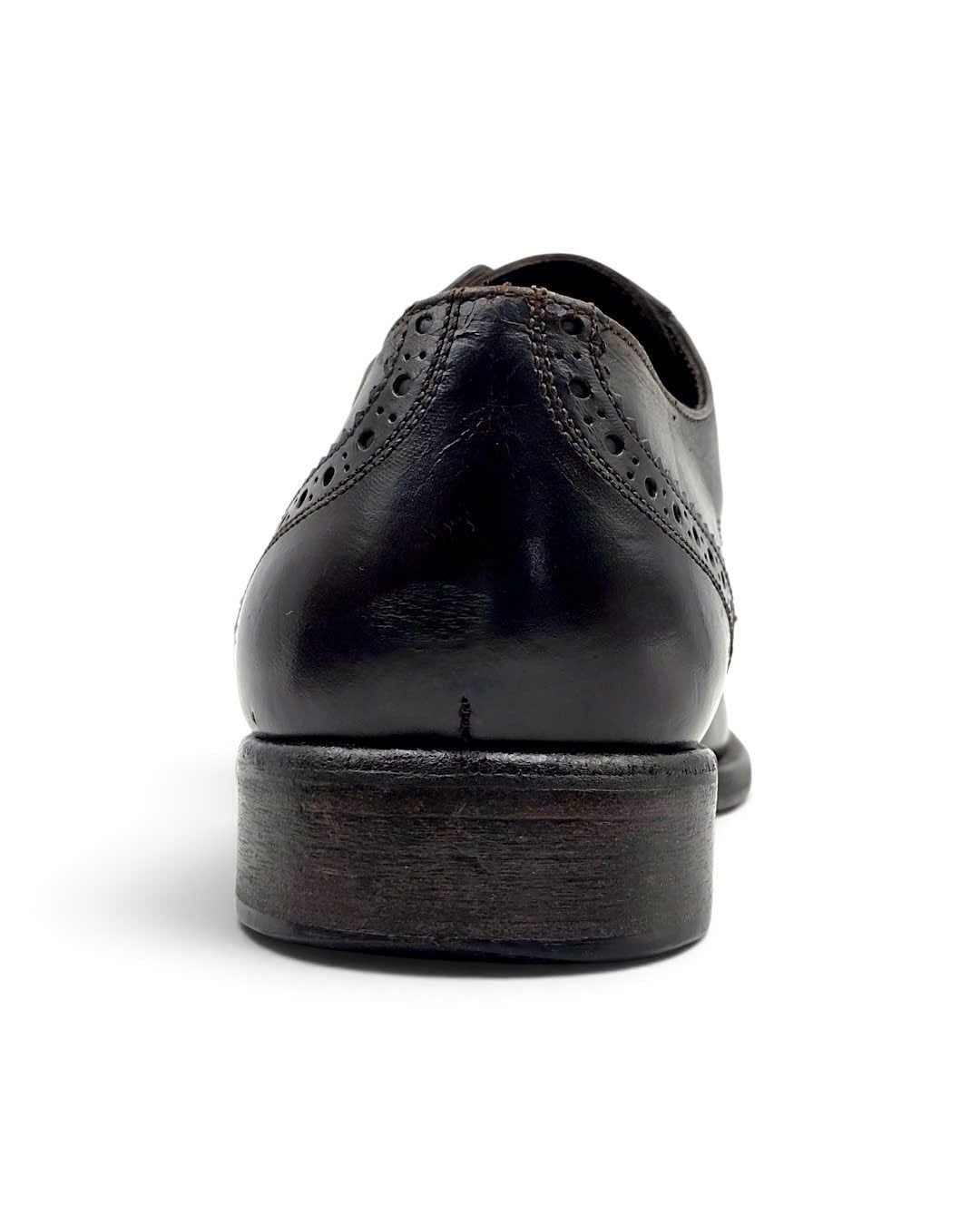  |SIZE 42| JOHN VARVATOS F2262P4 BROWN WINGTIP BROGUE DERBY SHOES Z42-8587 