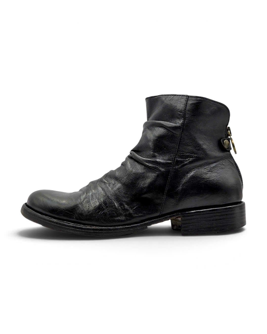  |SIZE 38.5| FIORENTINI + BAKER ETERNITY ELINA BLACK-ZIP ANKLE BOOT Z38.5-8713 