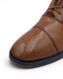 |SIZE 42| HUMAN SCALES 2114 BROWN BALMORAL LACE-UP BOOT Z42-8501 