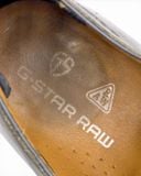  |SIZE 41| G-STAR RAW GS12300/066 DISTRESSED OLIVE TYPOGRAPHY CAP-TOE DERBY SHOES Z41-8573 