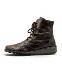  |SIZE 40| FLY LONDON MARL WINGTIP BROGUE SIDE-ZIP LACE-UP BOOT Z40-8580 
