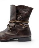  |SIZE 39| BUCCHUS VINTAGE 920 DARK BROWN ANKLE BOOT AX39-8489 