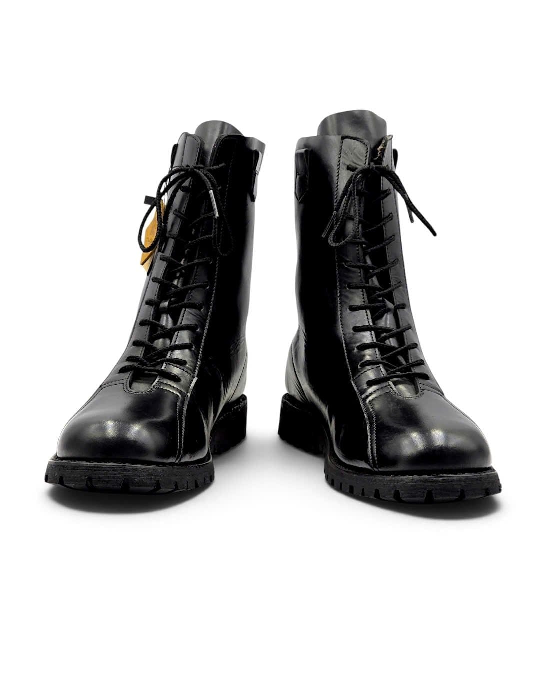  |SIZE 39| RIGTER BLACK ANKLE LACE-UP BOOT Z39-8519 