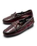  |SIZE 40| ASANA BURGUNDY PENNY LOAFER AY40-8598 