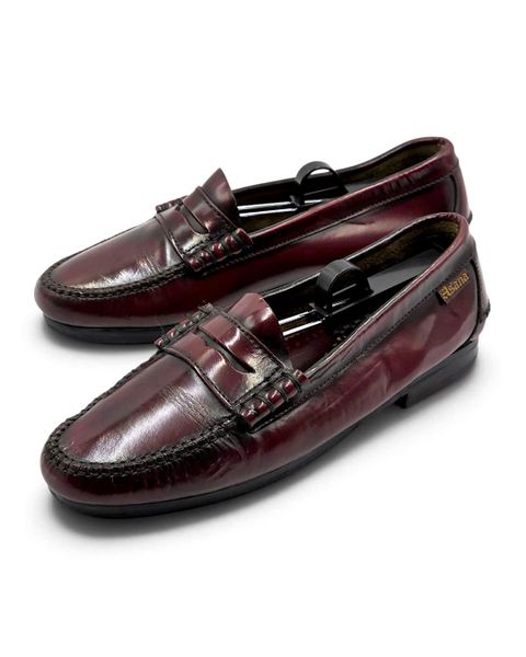  |SIZE 40| ASANA BURGUNDY PENNY LOAFER AY40-8598 