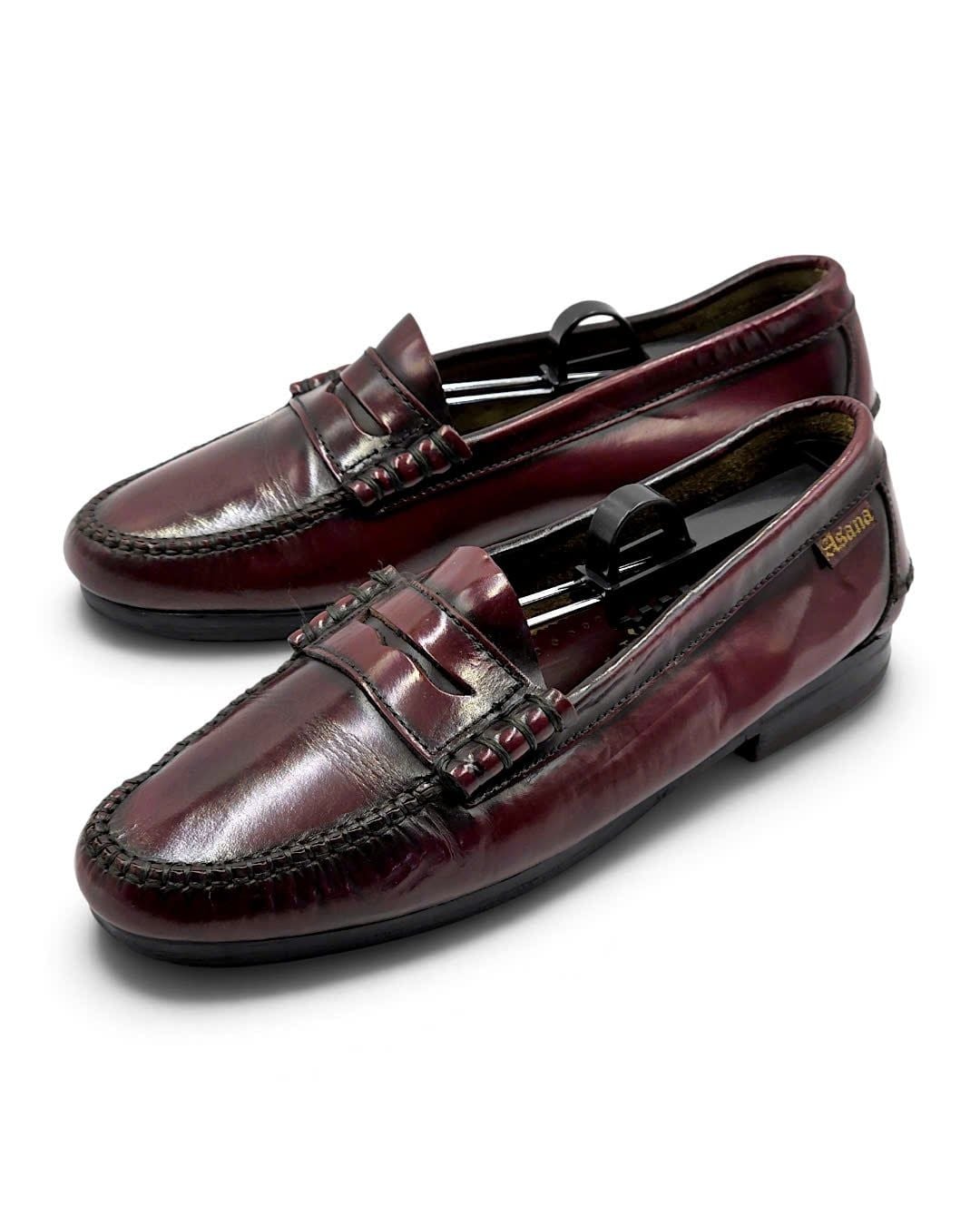  |SIZE 40| ASANA BURGUNDY PENNY LOAFER AY40-8598 
