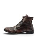  |SIZE 43| MOMA VINTAGE BROWN PLAIN-TOE LACE-UP BOOT Z43-8539 