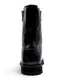  |SIZE 39| RIGTER BLACK ANKLE LACE-UP BOOT Z39-8519 