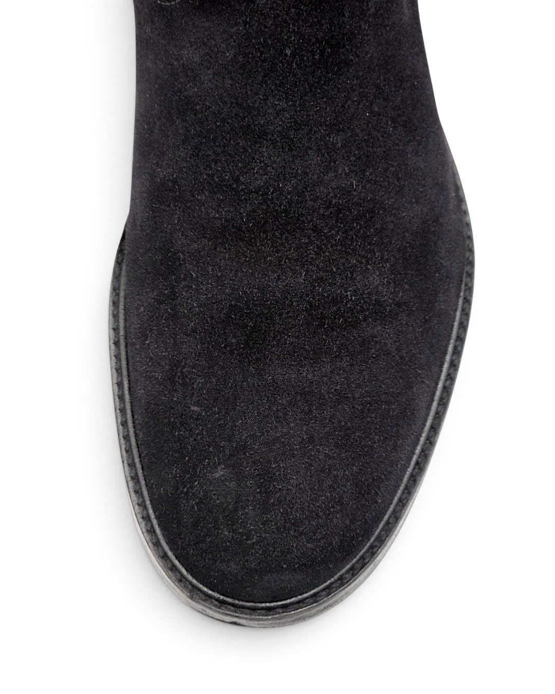  |SIZE 43| BEAUTY&YOUNG UNITED ARROW 819071 BLACK  SUEDE ZIP ANKLE BOOT Z43-8708 
