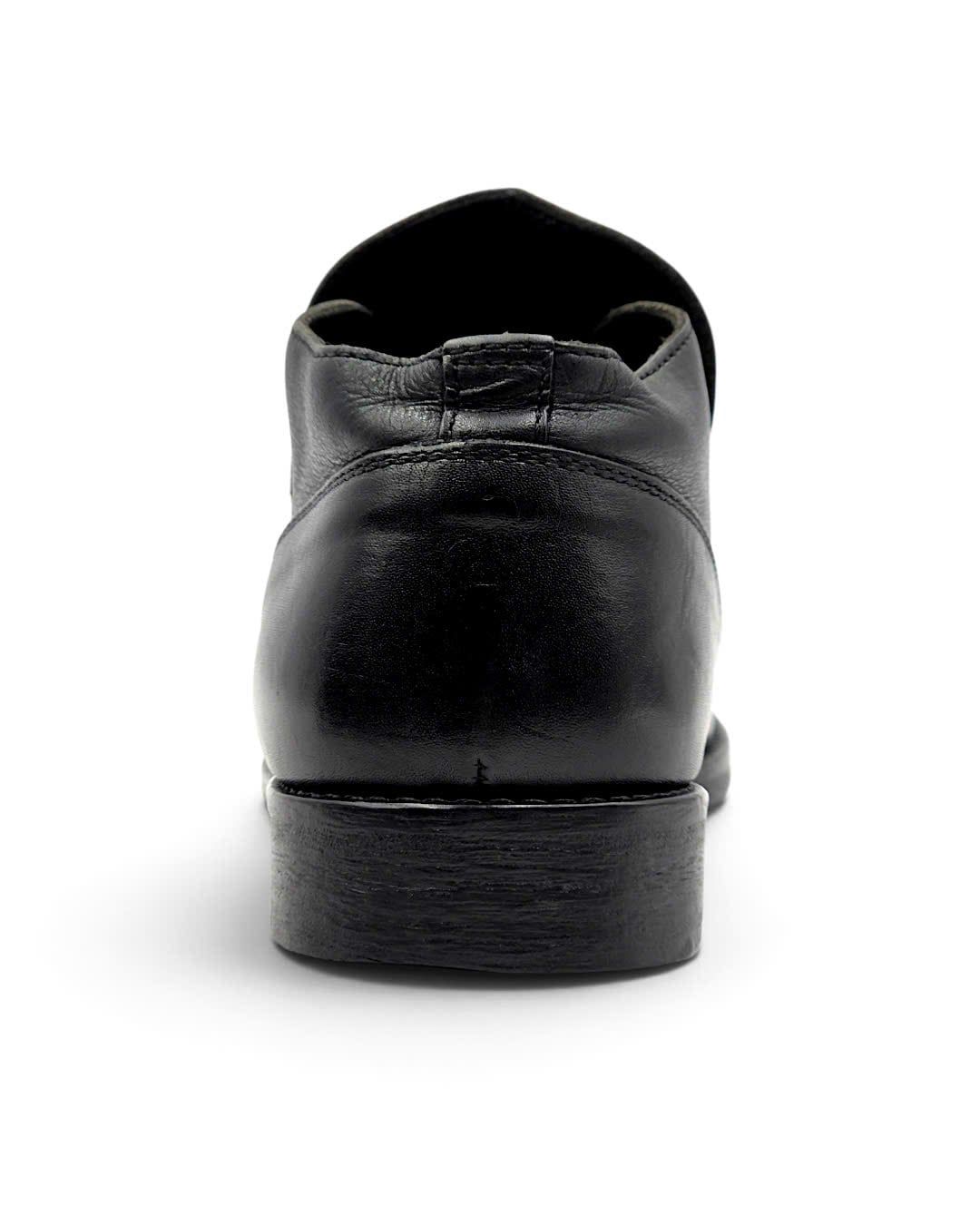 |SIZE 39| PADRONE PU7358-1244-20A BLACK INSTEP GORE SHORT BOOTS Z39-8714 