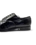  |SIZE 42| STACY ADAM VINTAGE BLACK CAP-TOE DERBY SHOES AX42-8568 