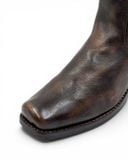  |SIZE 37| FRYE 77283 HEATH OUTSIDE ZIP MAPLE  PULL-ON BOOT Z37-8496 