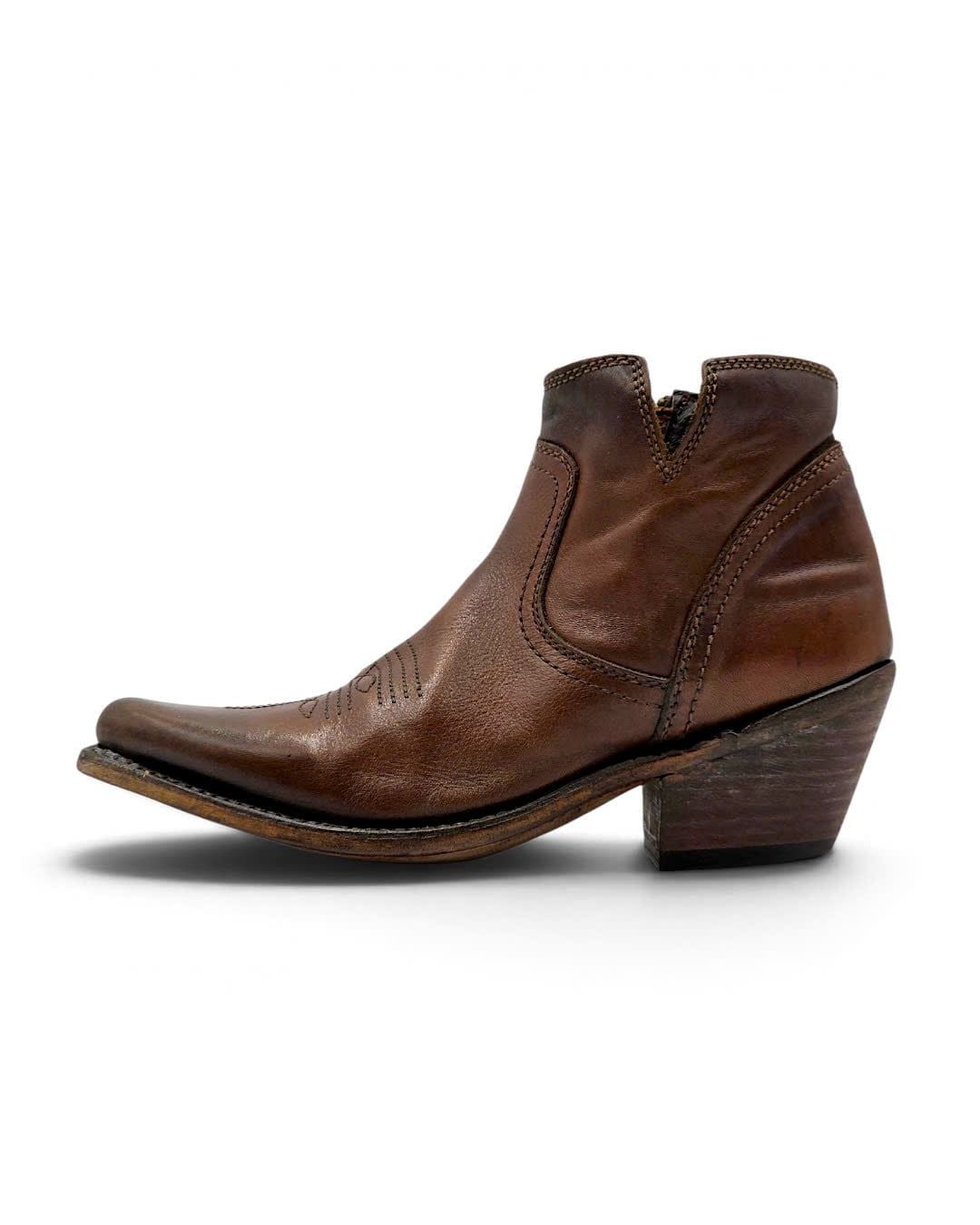  |SIZE 36| LIBERTY BLACK LB 711246 ANKLE SIDE-ZIP WESTERN BOOT Z36-8699 