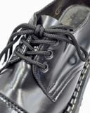  |SIZE 38.5| SHELLYS RANGERS A3031 3-EYE STEEL-TOE PLATFORM COMBAT SHOES Z38.5-8523 