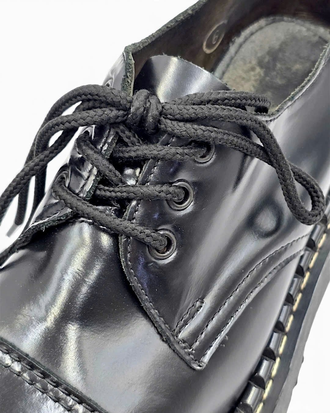  |SIZE 38.5| SHELLYS RANGERS A3031 3-EYE STEEL-TOE PLATFORM COMBAT SHOES Z38.5-8523 