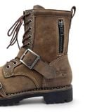  |SIZE 37| ALPHA INDUSTRIES AFB-20020 BUCKLES LACE-UP BIKER BOOT Z37-8577 