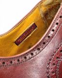  |SIZE 39| BURBERRYS X RUSSEL BROMLEY VINTAGE 80S ASCOT WINGTIP BROGUE OXFORD SHOES AY39-8588 