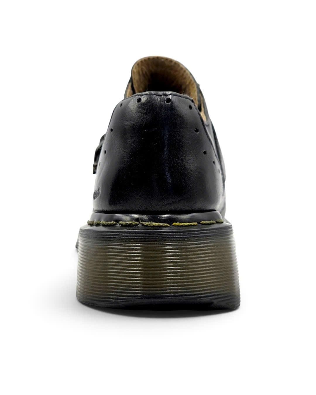  |SIZE 37| DR. MARTENS VINTAGE 3B62 BLACK SINGLE STRAP SHOES Z37-8581 